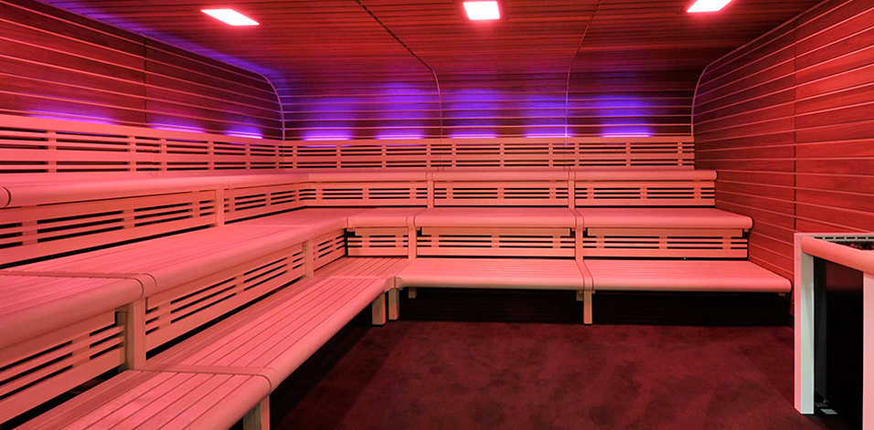 Coloured light • EOS Sauna